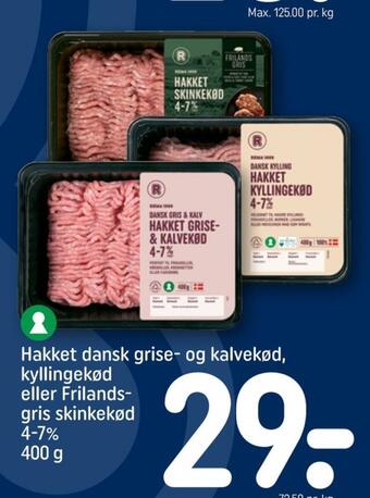 REMA 1000 Rema 1000 hakket kalv og grisekød tilbud