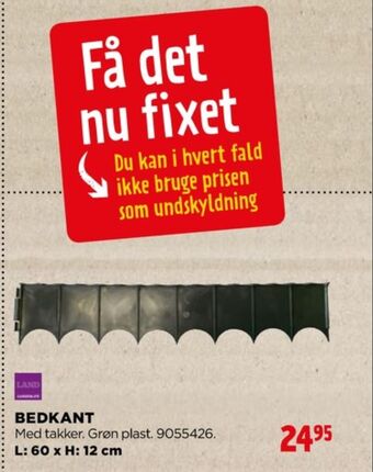 jem & fix Land gardenlife bedkant tilbud