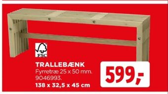 jem & fix Ukendt havebænk tilbud
