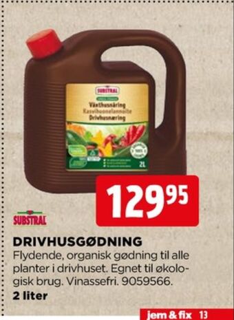 jem & fix Substral drivhusgødning tilbud