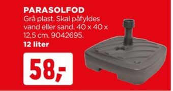 jem & fix Ukendt parasolfod tilbud