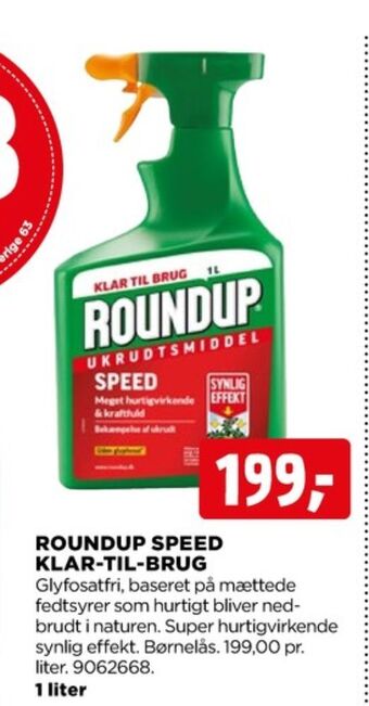 jem & fix Roundup ukrudtsmiddel tilbud
