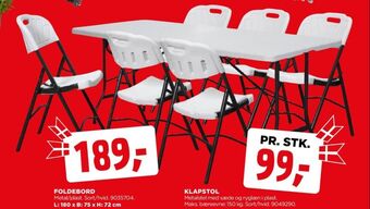 jem & fix Ukendt klapstol tilbud
