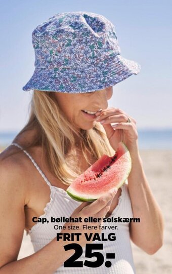 Netto Cap, bøllehat eller solskærm tilbud