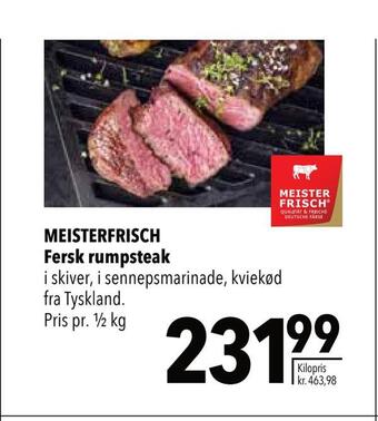 Citti Meisterfrisch fersk rumpsteak tilbud