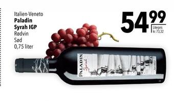 Citti Paladin syrah igp tilbud