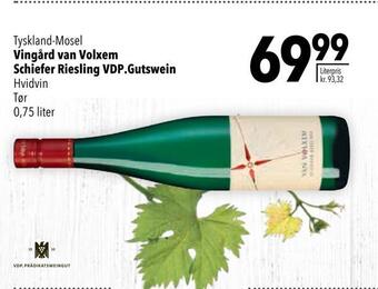 Citti Vingård van volxem schiefer riesling vdp.gutswein tilbud