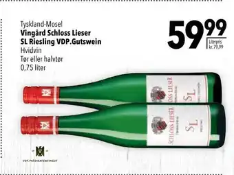 Citti Vingård schloss lieser sl riesling vdp.gutswein tilbud