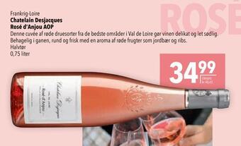 Chatelain desjacques rosé d'anjou aop