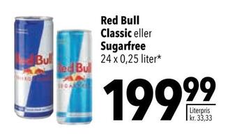 Citti Red bull classic eller sugarfree tilbud