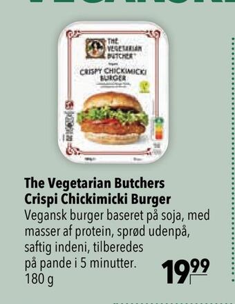 Citti The vegetarian butchers crispi chickimicki burger tilbud