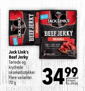 Citti Jack link's beef jerky tilbud
