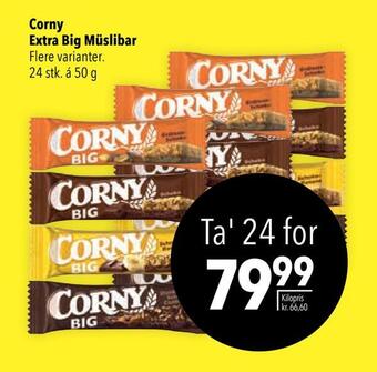 Citti Corny extra big müslibar tilbud
