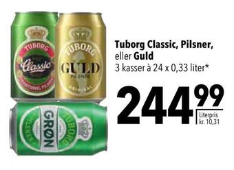 Citti Tuborg classic, pilsner, eller guld tilbud