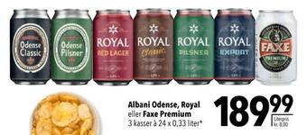 Citti Albani odense, royal eller faxe premium tilbud