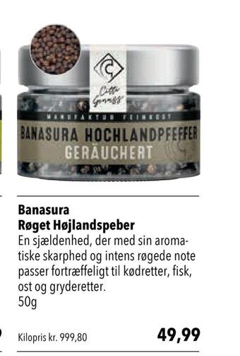 Banasura røget højlandspeber