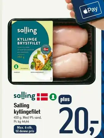 Føtex Salling kyllingefilet tilbud