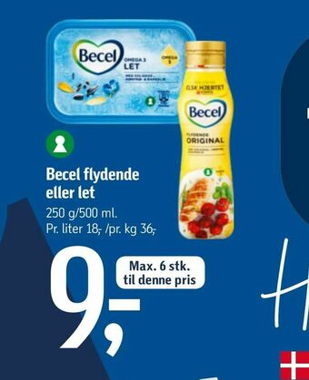 Føtex Becel flydende eller let tilbud