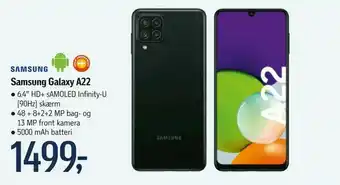 Føtex Samsung Galaxy A22 tilbud