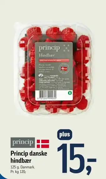 Føtex Princip danske hindbær tilbud