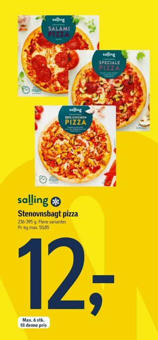 Føtex Stenovnsbagt pizza tilbud
