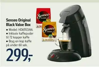 Føtex Senseo Original Black Value Box tilbud