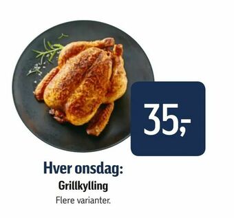 Føtex Grillkylling tilbud