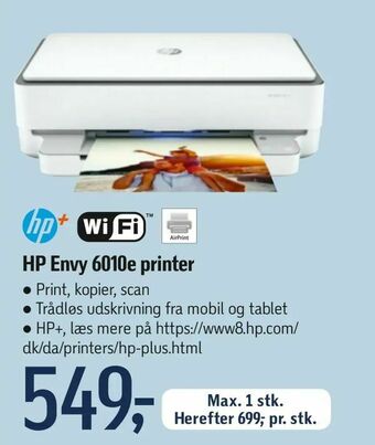 Føtex HP Envy 6010e printer tilbud