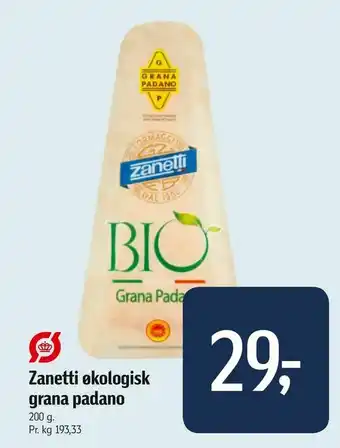 Føtex Zanetti økologisk grana padano tilbud