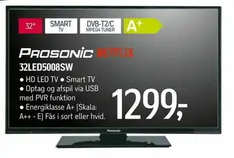 Føtex Prosonic 32led5008sw tilbud