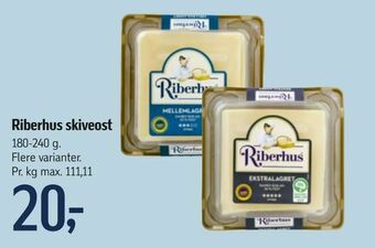 Føtex Riberhus skiveost tilbud
