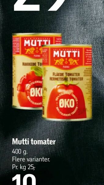 Føtex Mutti tomater tilbud