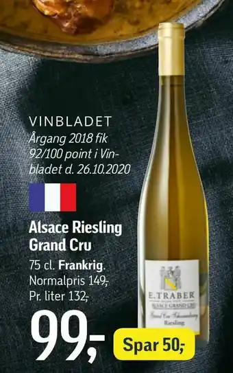 Føtex Alsace Riesling Grand Cru tilbud