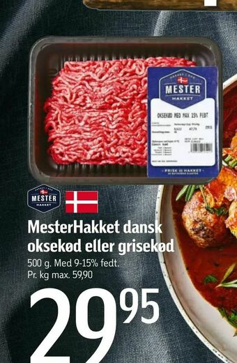 Føtex MesterHakket dansk oksekød eller grisekød tilbud