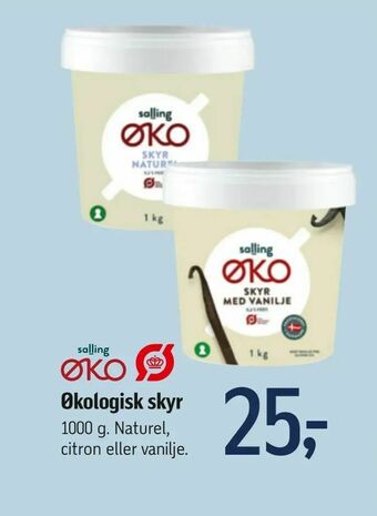 Føtex Økologisk skyr tilbud