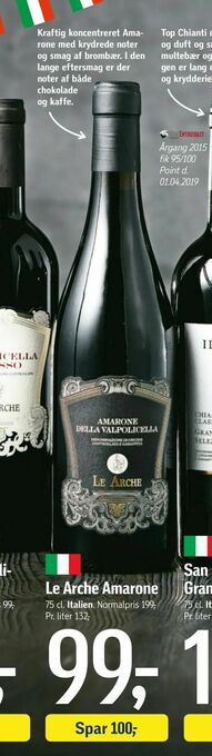 Føtex Le Arche Amarone tilbud