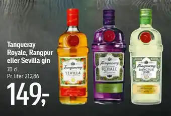 Tanqueray Royale, Rangpur eller Sevilla gin