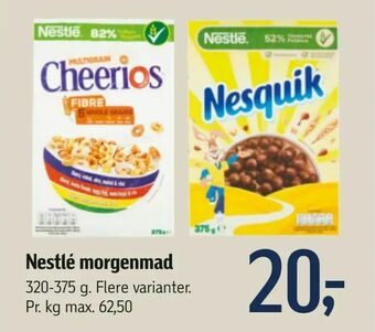 Føtex Nestlé morgenmad tilbud