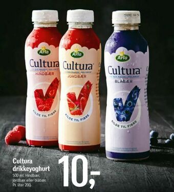Føtex Cultura drikkeyoghurt tilbud