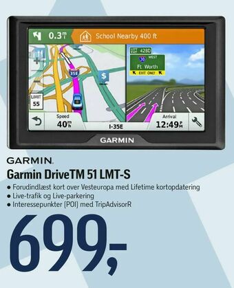 Føtex Garmin DriveTM 51 LMT-S tilbud