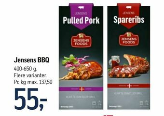 Føtex Jensens BBQ tilbud