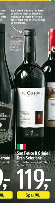 Føtex San Felice Il Grigio Gran Selezione tilbud