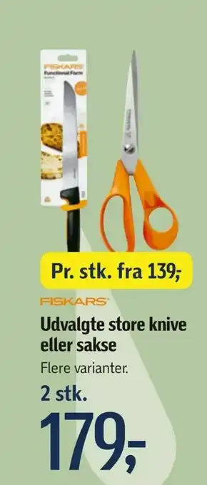 Føtex Udvalgte store knive eller sakse tilbud