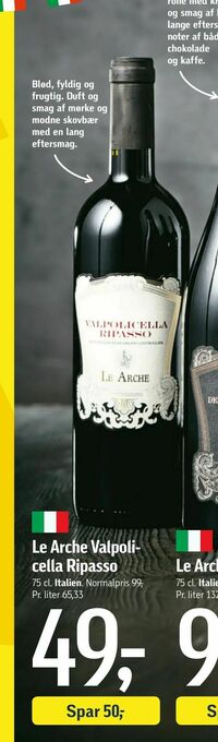 Føtex Le Arche Valpolicella Ripasso tilbud