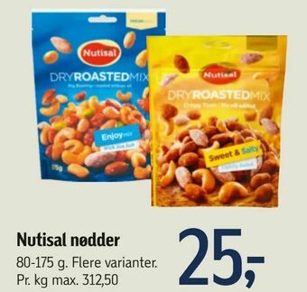 Føtex Nutisal nødder tilbud