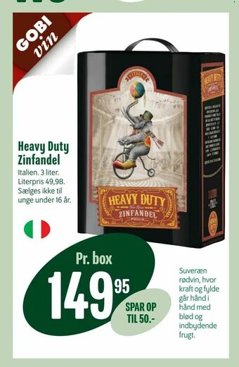 Min Købmand Heavy Duty Zinfandel tilbud