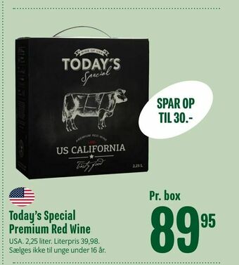 Min Købmand Today's Special Premium Red Wine tilbud