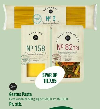 Min Købmand Gestus Pasta tilbud