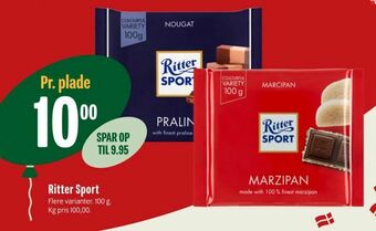 Min Købmand Ritter Sport tilbud