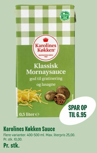 Min Købmand Karolines Køkken Sauce tilbud